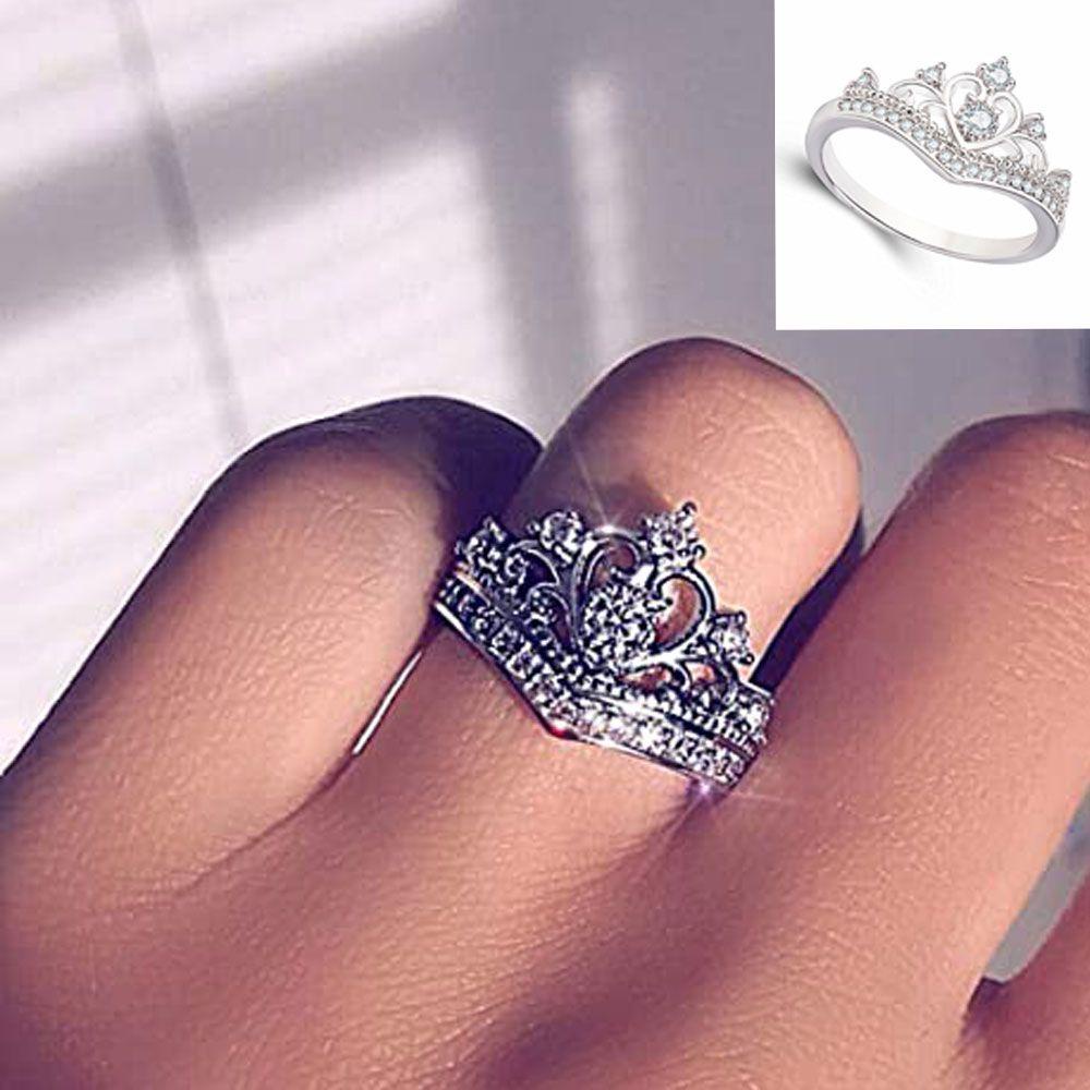 Cincin Nanas Wanita Fashion Alloy Perak