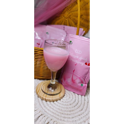 (COD) ELD COLLAGEN DRINK STRAWBERRY COLLAGEN PEMUTIH