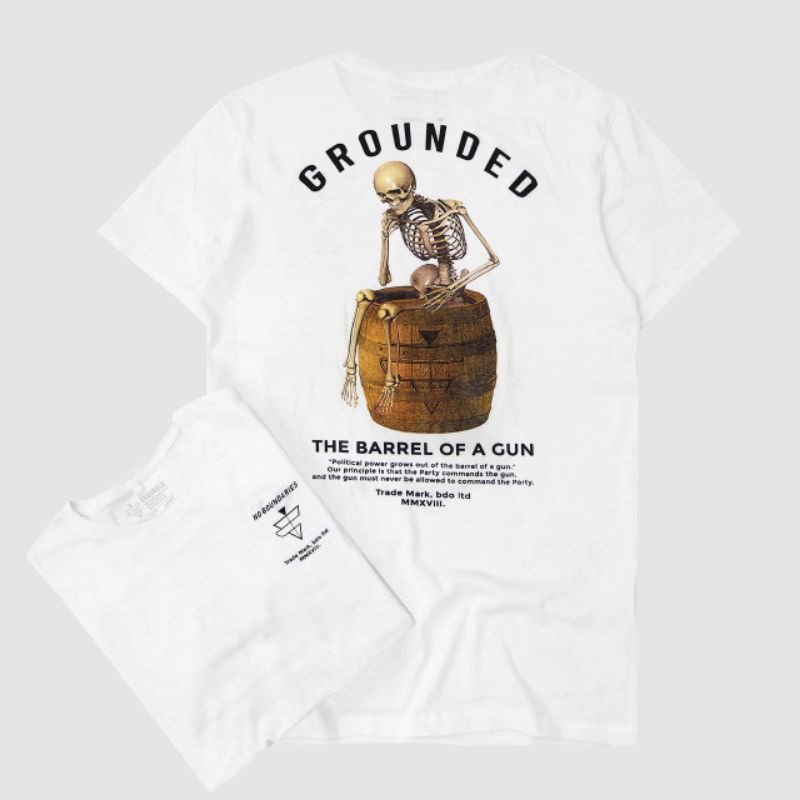 Kaos surfing & skate GROUNDED | like original | thefortunesurf