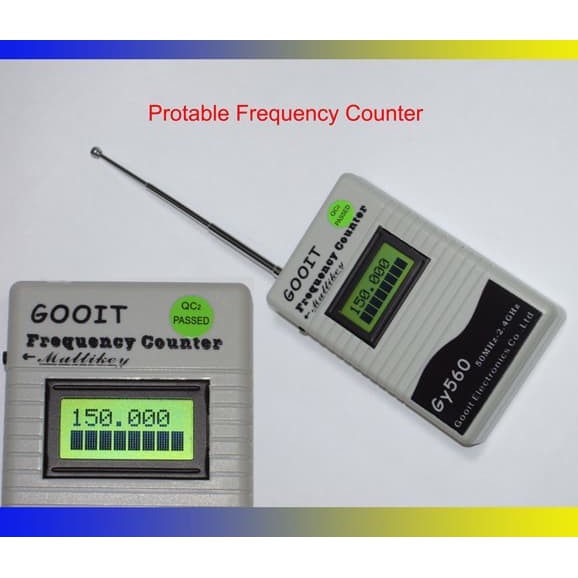 Frequency Counter Frekuensi GOOIT GY560 50Mhz to 2.4Ghz Portable