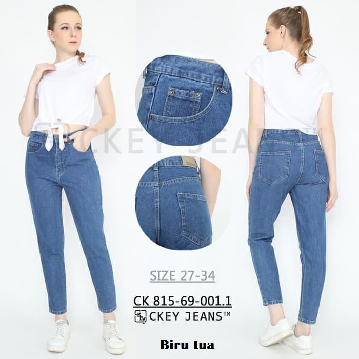  Celana  Jeans Boyfriend  High Waist Shopee Indonesia