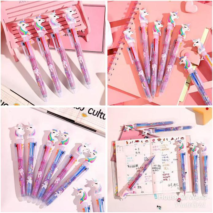 

PEN RAINBOW UNICORN - PULPEN WARNA WARNI UNICORN