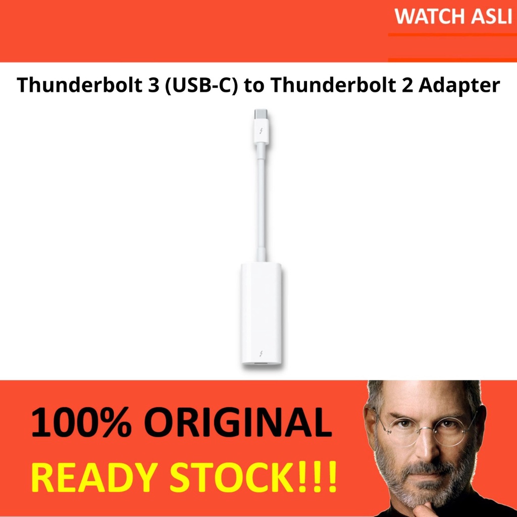 New Apple Thunderbolt 3 USB-C to Thunderbolt 2 Adapter