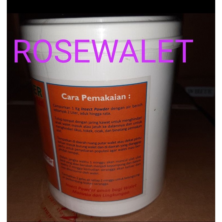 INSECT POWDER SERBUK PENUMBUH SERANGGA MAKANAN 500GR