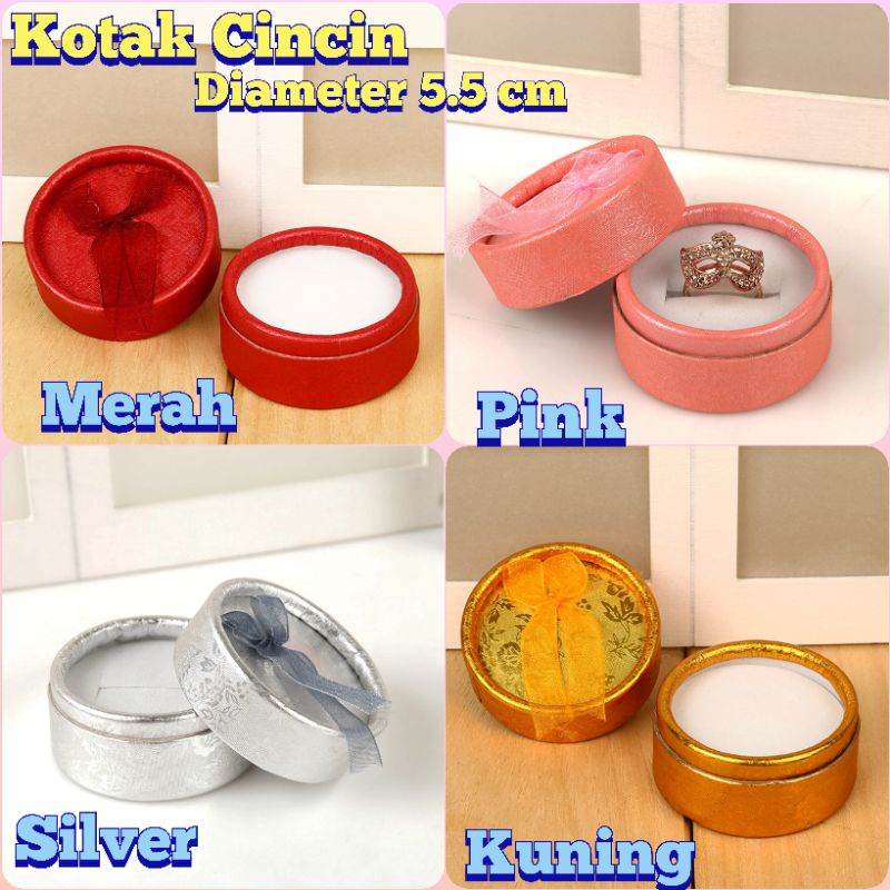 Kotak Kalung / Kotak Cincin / Kotak Anting / Kotak Gelang / Kotak Perhiasan Ring box