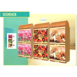 Rak Piring  Lemari  Plastik Naiba 2 Susun  4802 Glamour 