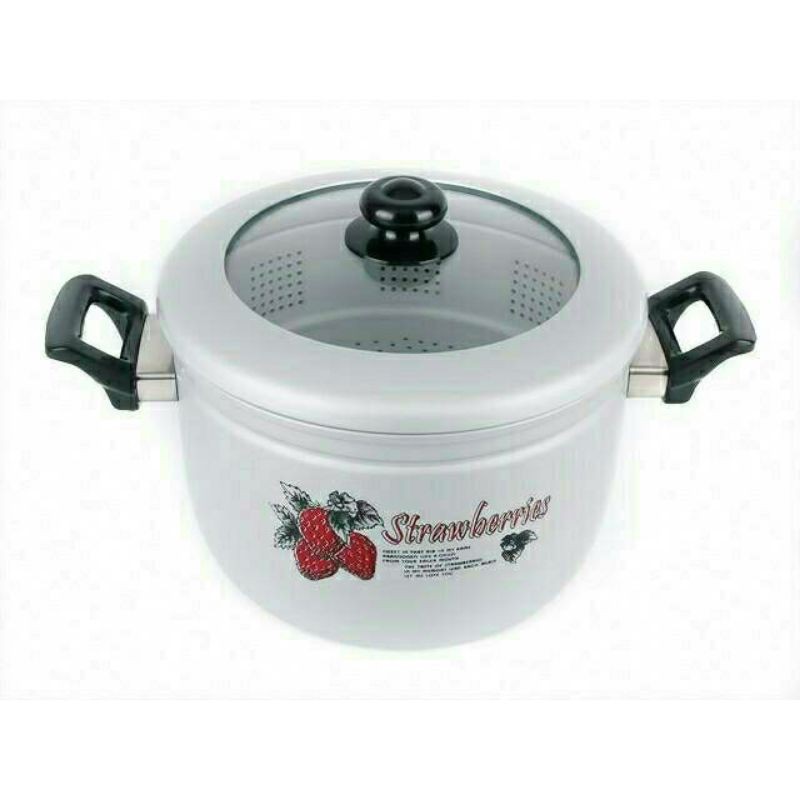 STEAMER RICE COOKER 30CM PANCI KUKUSAN PENGUKUS NASI / KUE MASPION ALUMINIUM DANDANG DANGDANG BESAR