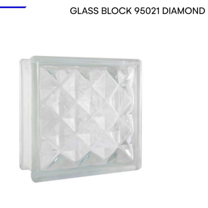 Glass Block / gelas blok diamond 95021