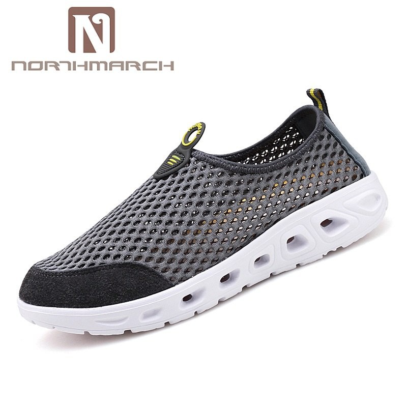 Northmarch Sepatu Merek Fashion Pria Musim Panas Bernapas Ringan Slip Pada Pria Sepatu Kasual Pria Shopee Indonesia