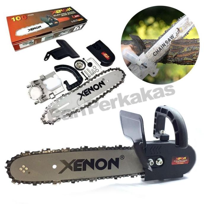 Electric Chain Saw Stand - Chain Saw Mini - Portable Adapter Chain Saw Termurah