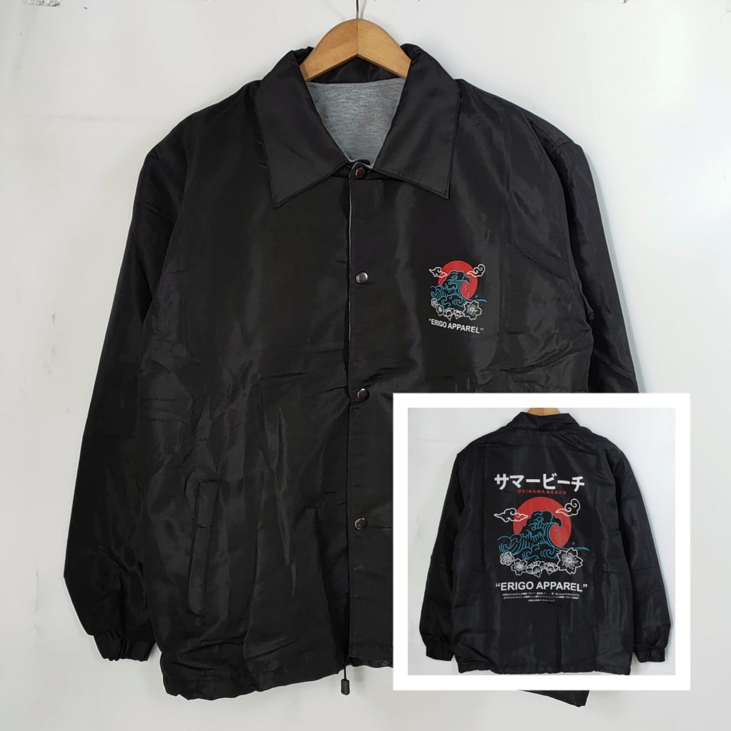 JAKET COACH BAHAN PARASUT MURAH