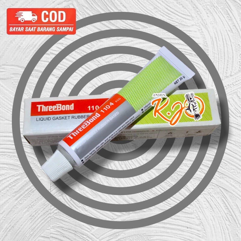 

Lem Paking Gasket Liquid Treebond Trebon Tribon Threebond Grey Color