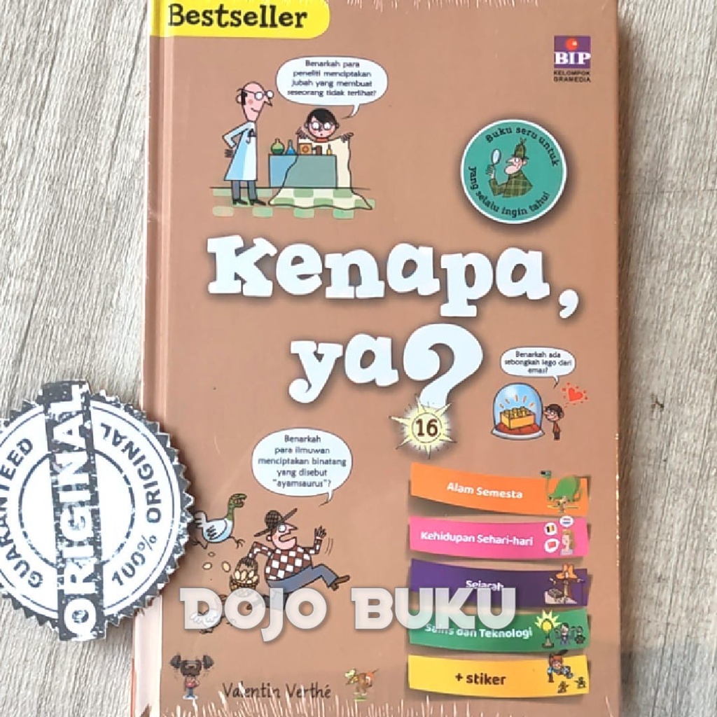 Seri Kenapa, ya? Hard Cover oleh SABINE JOURDAIN