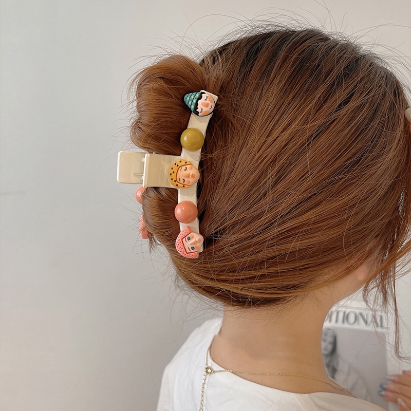 Korean cartoon hairpin cute girl catching clip Fashion Hair accessories for women