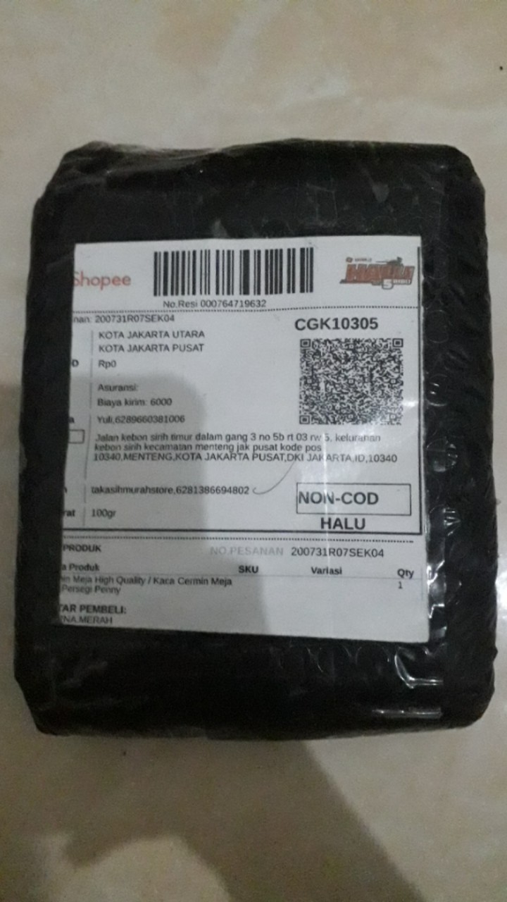 Cermin Meja High Quality / Kaca Cermin Meja Rias Persegi Penny