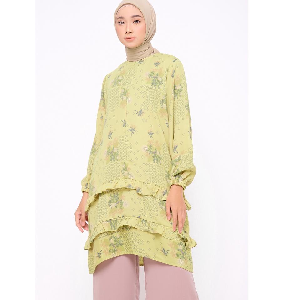 Keluaran Terbaru.. ZM Zaskia Mecca - Yola Corn Tunik - Romansa Khatulistiwa - Edisi Bunga Asoka