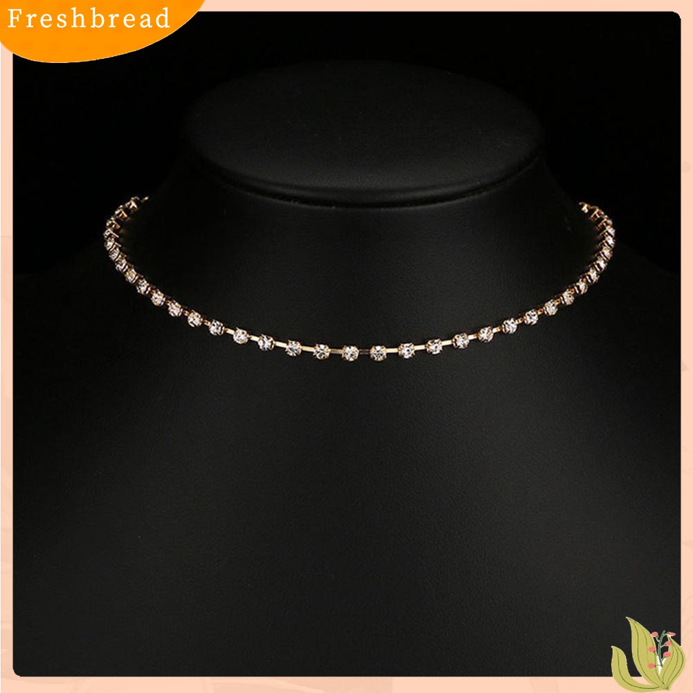 Fresh| Kalung Choker Berlian Imitasi Untuk Wanita