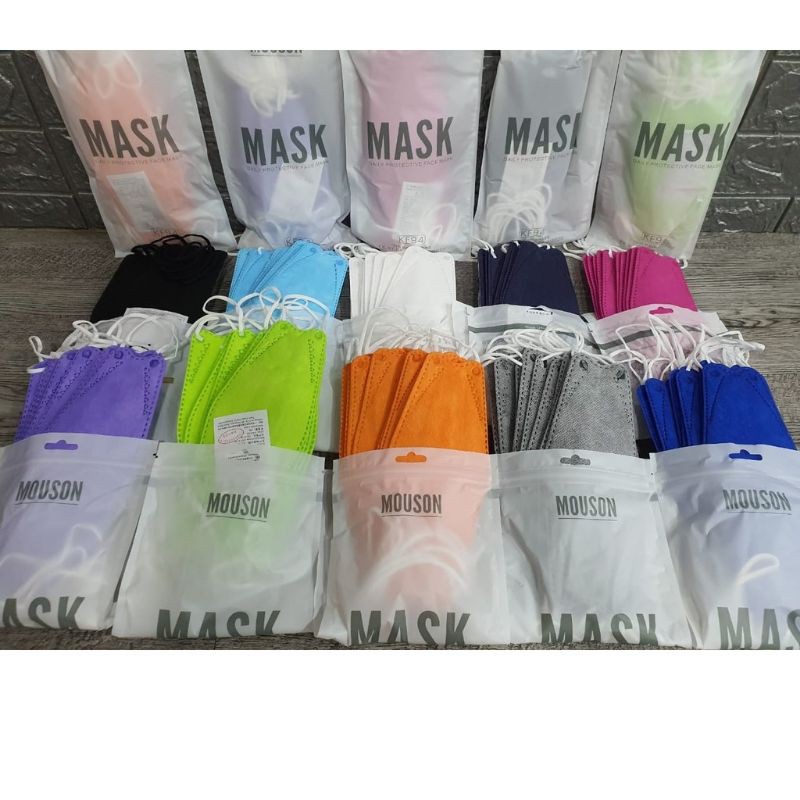 masker mouson kf94 10pcs izin kemenkes kn95 safety mask