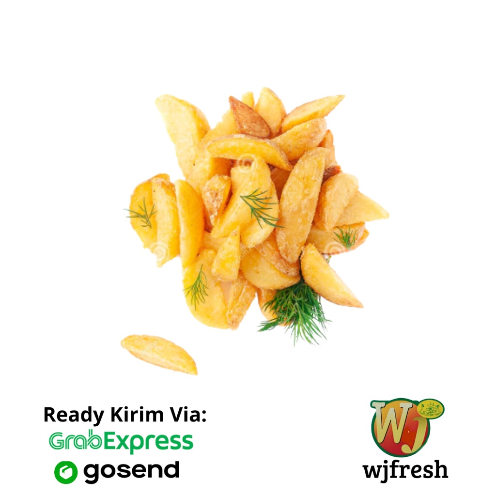 

Potato wedges etira Kentang goreng frozen 750 gram