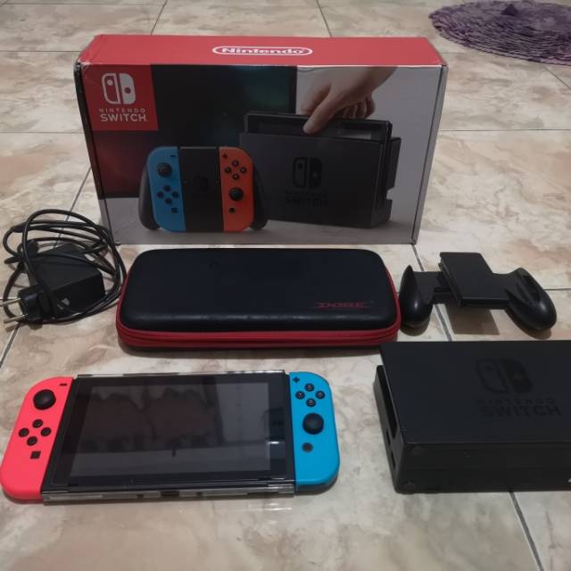 Nintendo Switch fullset dan ada bonus