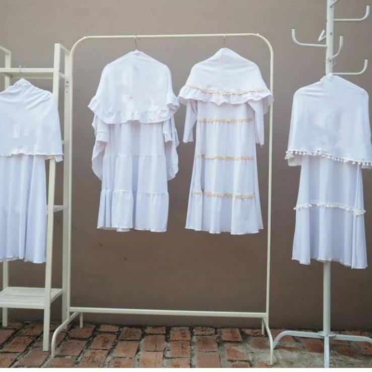 

Big Sale.. [✓COD] GAMIS WHITE SERIES IDUL FITRI DAN IDUL ADHA 2022