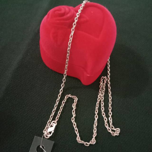 Rantai kalung silver : perak 925