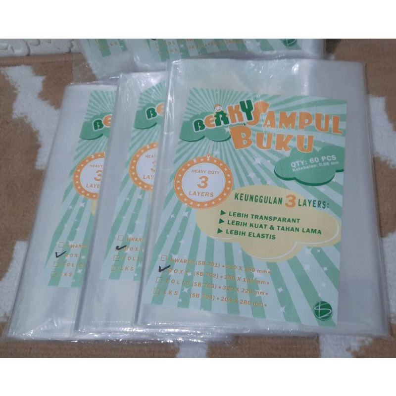 

Sampul Plastik Berky ukuran Boxy isi 60 pcs