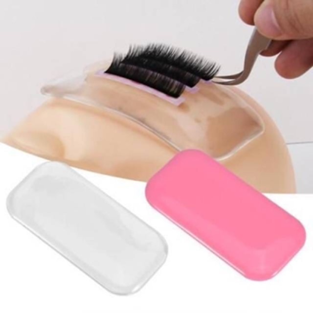 Silicone pad silicon pad silikon eyelash extension adhesive lash pad