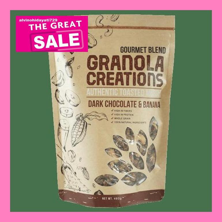 

Al04Nind Granola Creations Dark Chocolate And Banana 400G Indvvl03