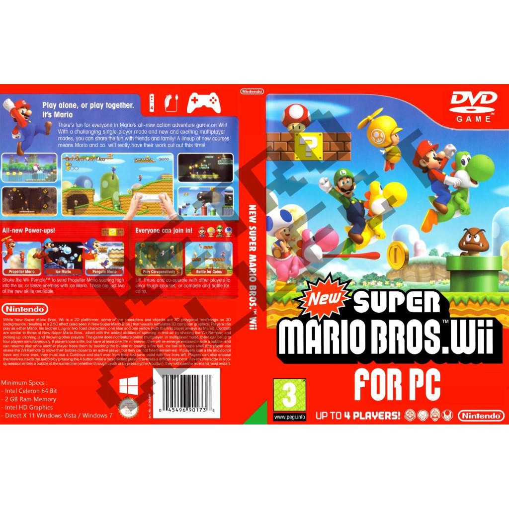 new super mario bros wii on pc