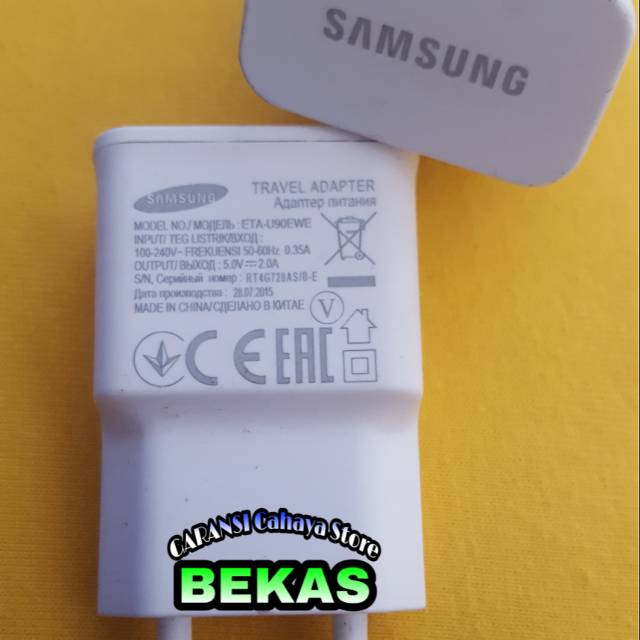 Adaptor Charger Samsung S2 S3 S4 S5 Note2 Samsung Note3 Tab3 Mega2 Mega3 Original Copotan Bawaan Ori Shopee Indonesia