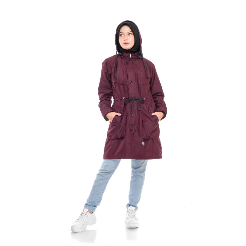 ANAPHA jacket muslimah parka wanita hijab jaket hijabers syar i syari syar'i muslimah hijacket