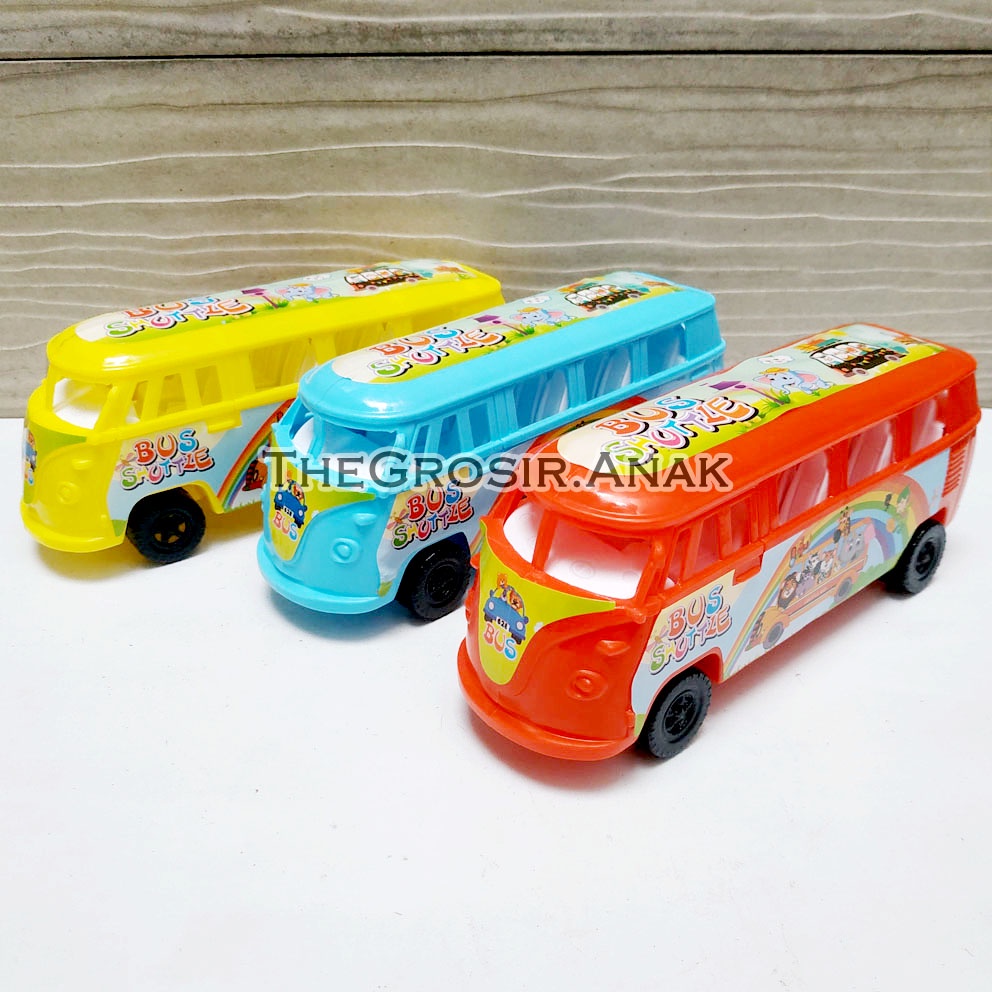 Bus Shuttle Mainan Bis Mobil Combi Scooby Doo