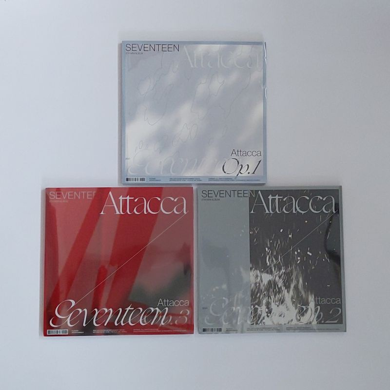 [Ready] Seventeen Attacca Fullset, Album Only + Layered Card