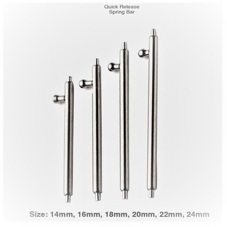 Quick Release Pen Jam Tangan Spring Bar Pen Pengait Tali Springbar 14mm 16mm 18mm 20mm 24mm 26mm