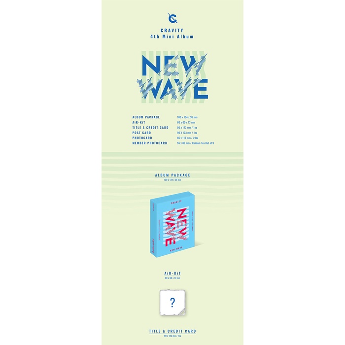 CRAVITY - 4th Mini Album NEW WAVE (KiT) online POB