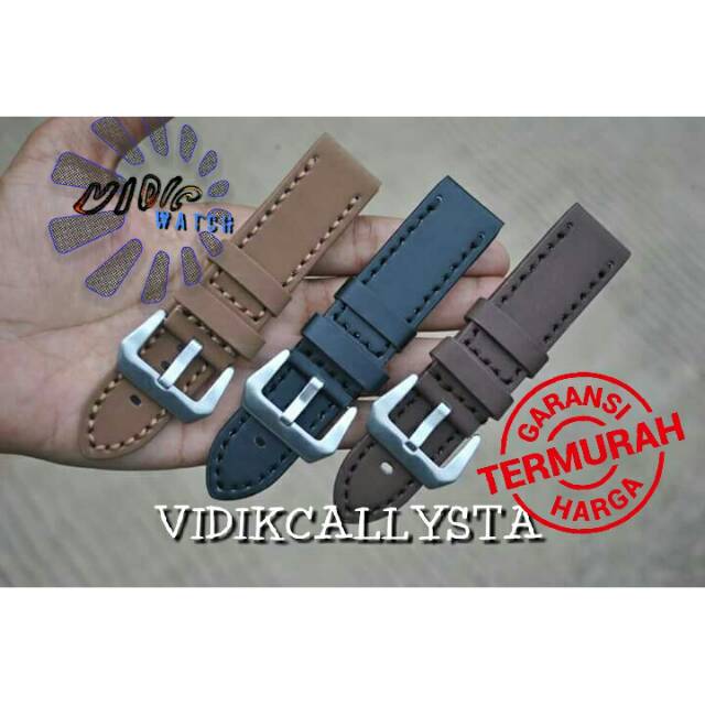 LEATHER STRAP TALI JAM KULIT 22 24 UNIVERSAL SEMUA JAM