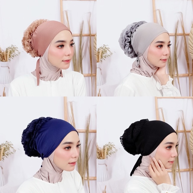 𝗖𝗮𝗿𝗲.𝗶𝗻 Inner Turki Kriwil Tali + Cepol Anti Pusing PREMIUM