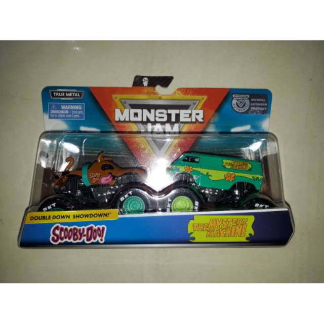 Hot Wheels Monster Jam Spin Mast Scoobydoo Vs The Mystery Machine