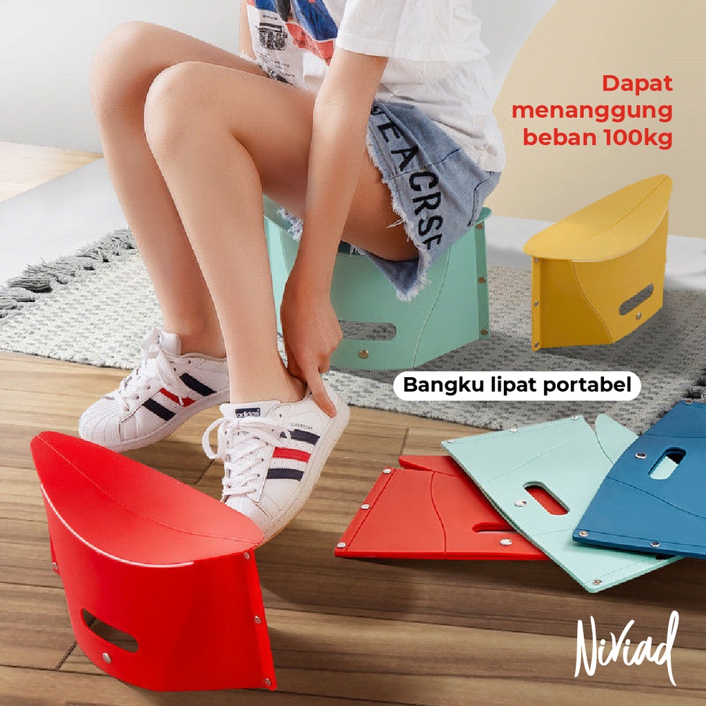 Bangku Lipat Folding Chair Portabel Kursi Lipat Memancing Kursi Lipat Outdoor