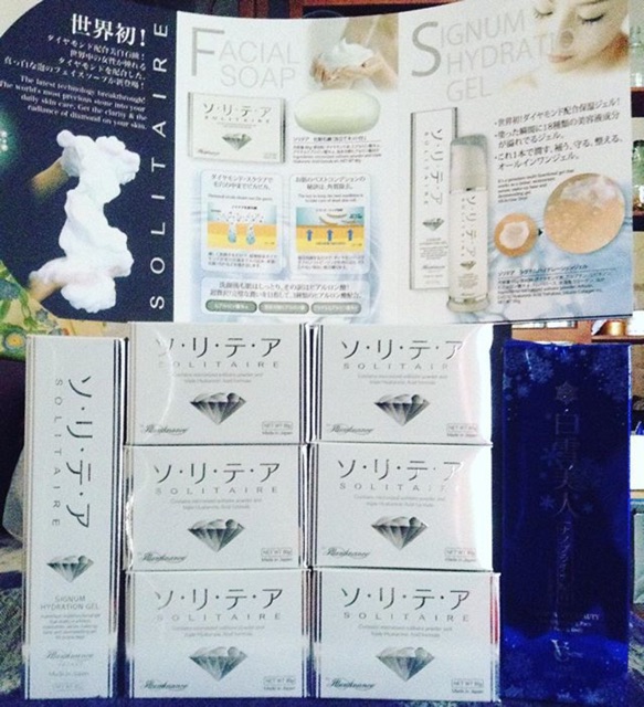 SWB / Solitaire Whitening Bar ORI - Japan Whitening Soap. Sabun Pemutih wajah n badan dari Diamonds.