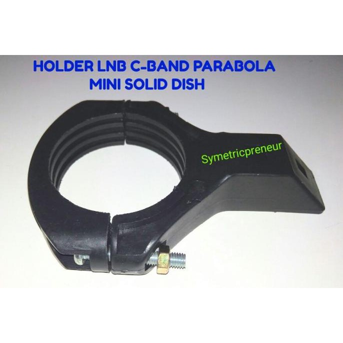 [[BISA COD]] HOLDER LNB C-BAND UNTUK MINI SOLID DISH PARABOLA 100CM - Hitam