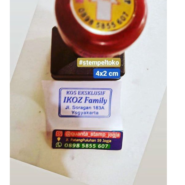 

Stempel Custom untuk semua keperluan