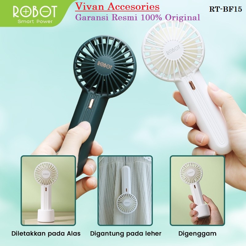 Robot RT-BF15 / RT-BF19 Kipas Angin Portable Mini Fan Multifungsi (spt RT-BF11)