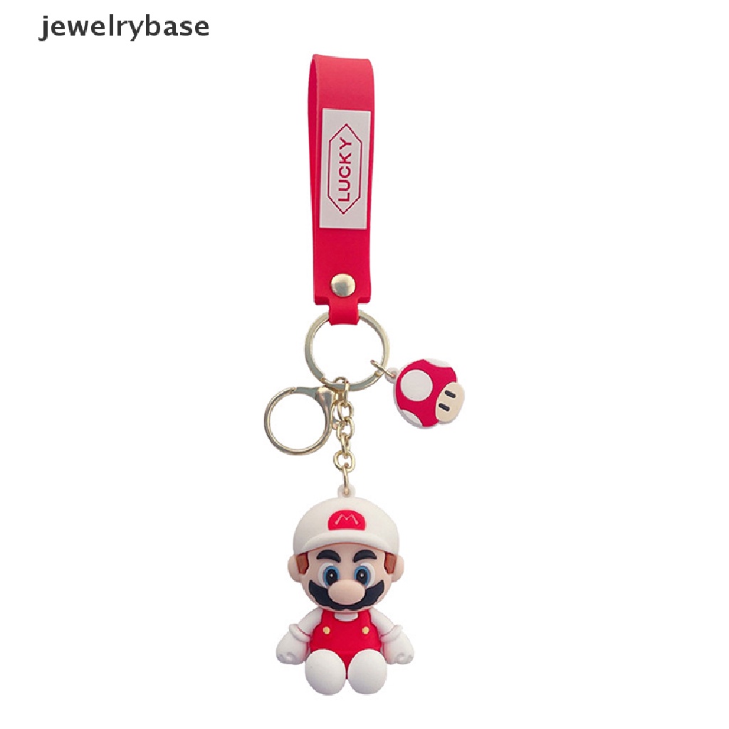 (jewelrybase) Boneka Karakter Kartun Super Mario bros Luigi Jamur Lucu