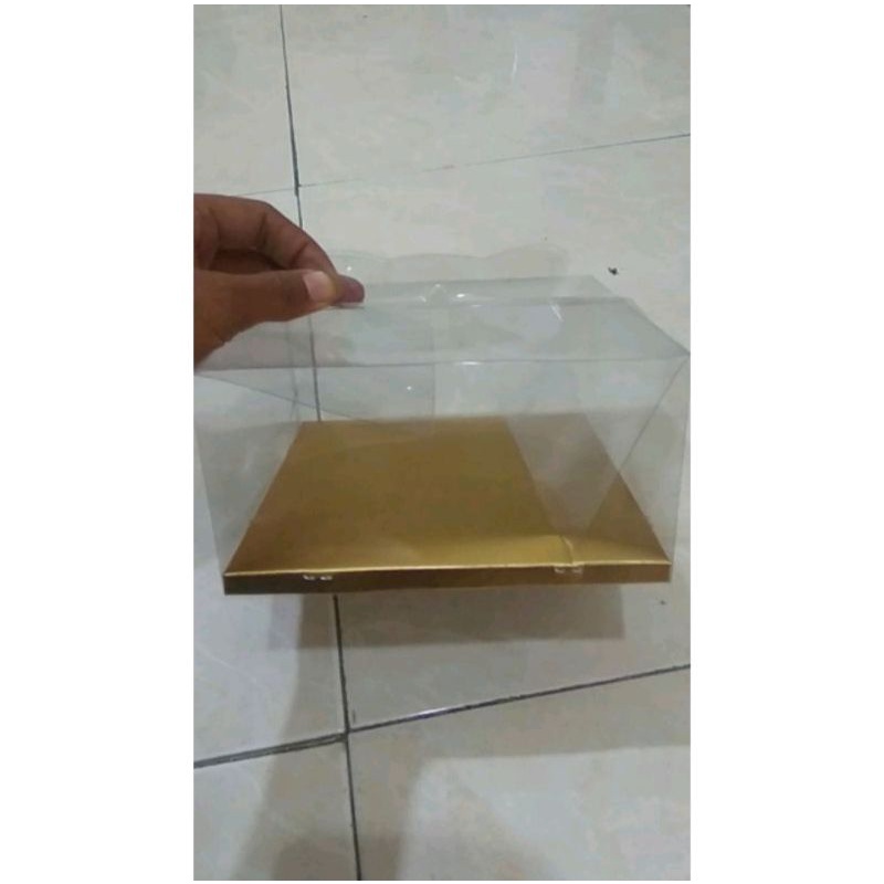 kotak mika souvenir 15x15x8 eco