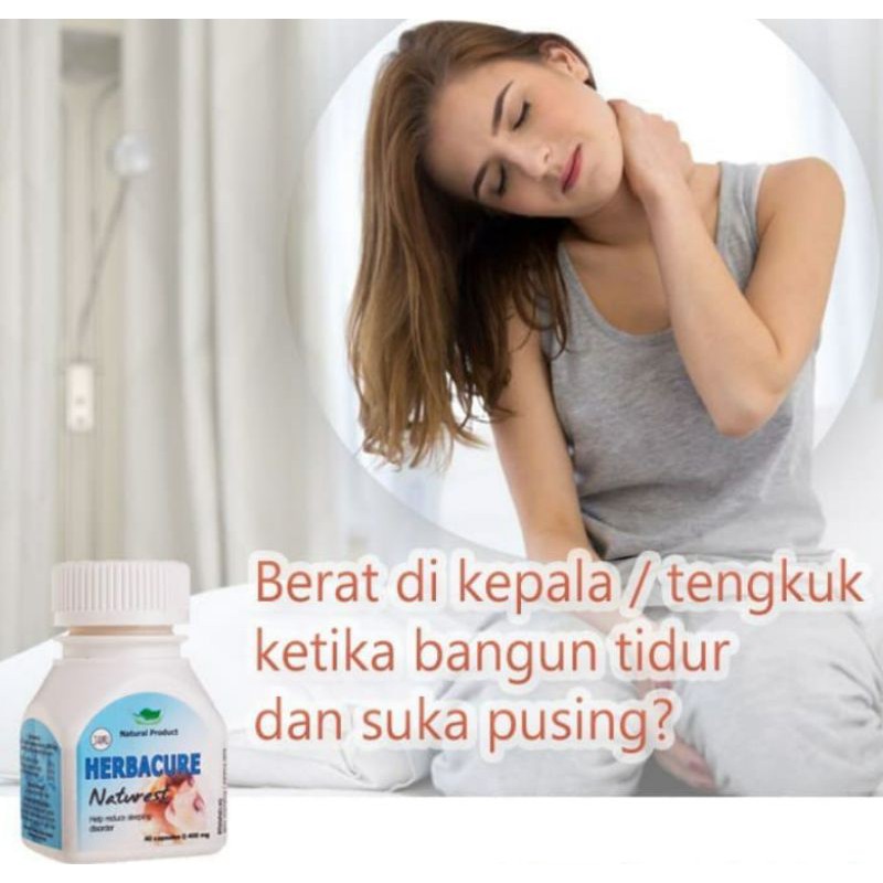 Jual OBAT SUSAH TIDUR/ATASI INSOMNIA/NATUREST HERBACURE ORIGINAL 40 ...