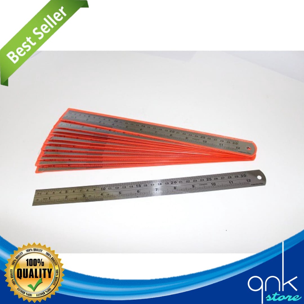 Penggaris Besi Stainless Steel Ruler