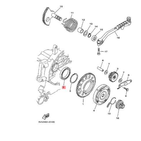 BEARING BERING KLAHER LAHER GIGI STATER 6809 MIO SPORTY SMILE SOUL FINO KARBU NOUVO Z ORIGINAL YGP 93306-809Y0