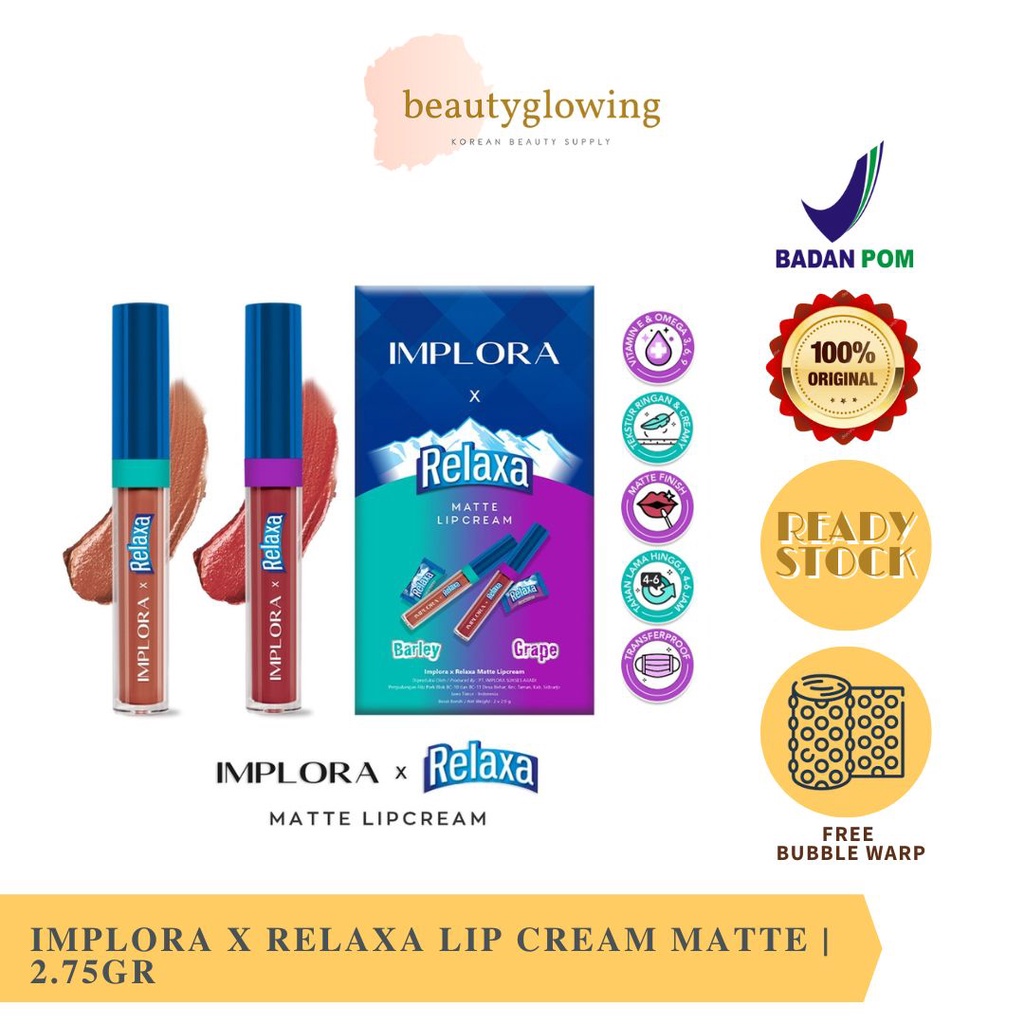 IMPLORA X RELAXA Matte Lipcream